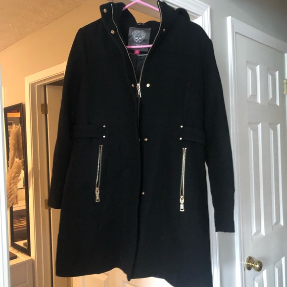 Offers welcome. Vince Camuto hooded zip up coat - Picture 1 of 5